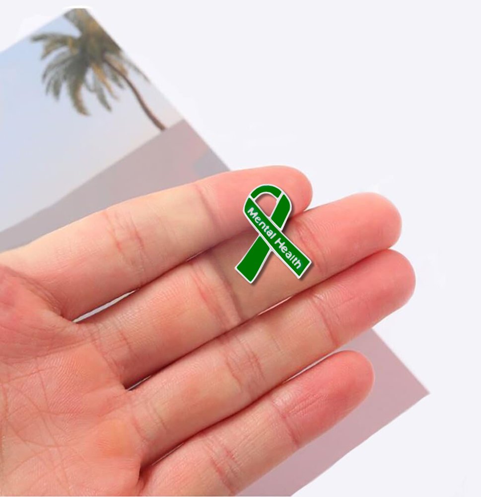 Mental Health Awareness Ribbon Pins