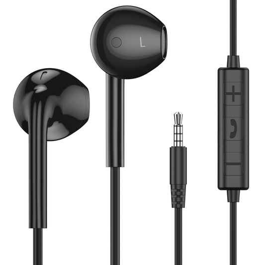 MOSWAG in Ear Wired Headphones Wired Earbuds with Microphone 3.5mm Jack in Ear Headphones with Microphone Suitable for Smartphones Computers Laptops IPads MP3 Players Etc