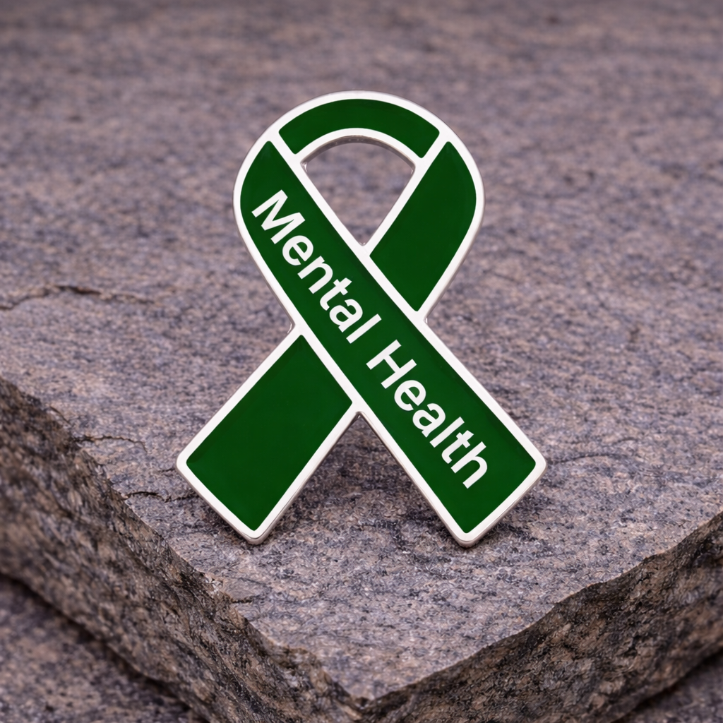 Mental Health Awareness Ribbon Pins